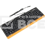 Клавиатура A4Tech Fstyler FK10 проводная, USB, черный/оранжевый, фото 1