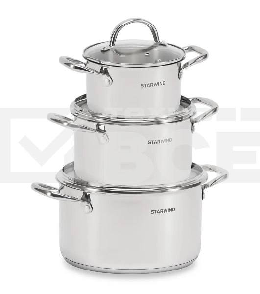 Набор кастрюль Starwind Chef Family 6 предметов (SW-CH1006)