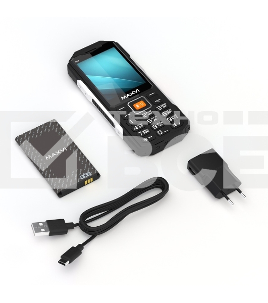 Мобильный телефон Maxvi T19 черный