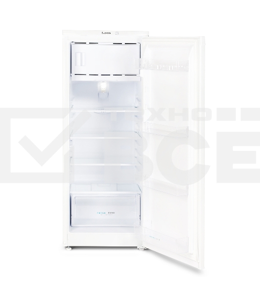 Холодильник Бирюса 410 белый однокамерный 153/27л морозилка сверху