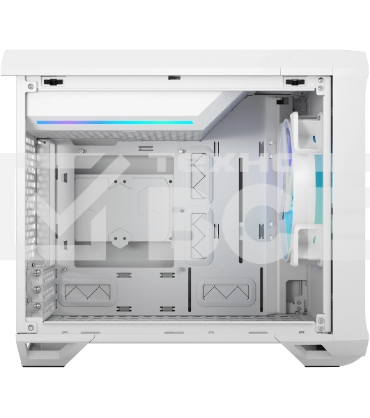 Компьютерный корпус без блока питания Fractal Design Torrent Nano RGb TG Clear Tint, Mini-Tower, 1x180мм RGb, 2xUSB-A 3.2 + 1xUSB 3.2 Type-C mITX, mDTX белый
