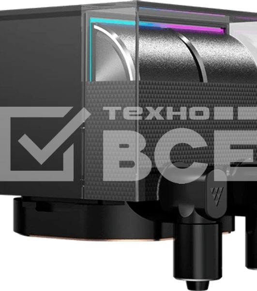 Система охлаждения Water Cooling System PCCooler DS360 Display BK (310W, 360мм, LED, Black, ARGb Pump/Fans: 3x120мм, 90.56CFM, 39.8dBA, 2500RPM/Pump height 65мм, 15dBA, 2600RPM, Rad thickness 27мм/S: 1851, 1700, 1200, 115X, AM5, AM4)