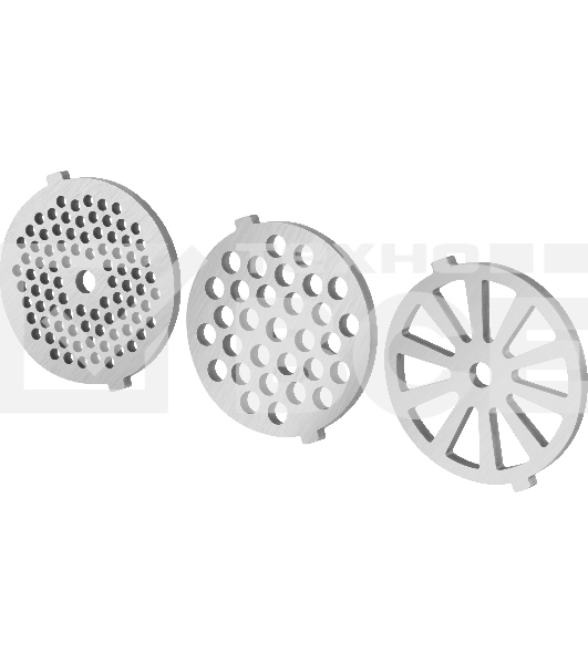 Мясорубка электрическая LEONORD LE-17705 Premium черный, 3000 Вт, 3.0 кг/мин, реверс, металлический лоток, насадки - 6