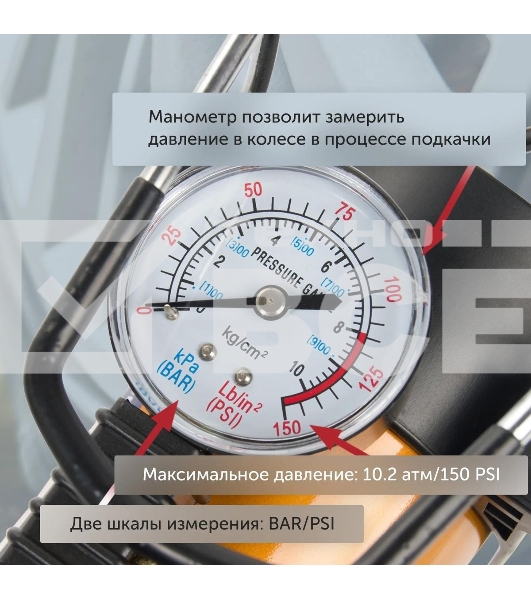 Автомобильный компрессор Starwind CC-220 35л/мин шланг 0.75м