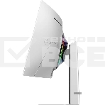 Монитор 49' Samsung Odyssey OLED G9 S49DG934SUXEN OLED 5120x1440, 240 Гц, 0.03 мс, 32:9, 250 кд/м², 2xHDMI 2.1, DP 1.4, 2xUSB-C, 3.5 Jack, HDR10+, FreeSync Premium Pro, изогнутый экран (1800R), серебристый, фото5