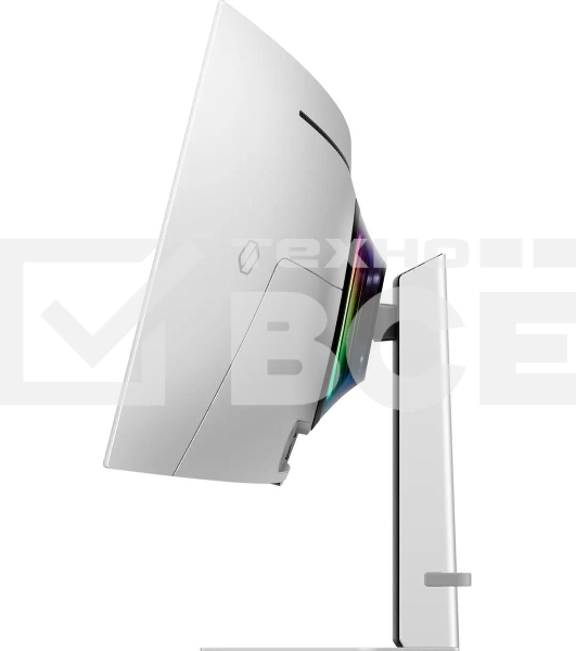 Монитор 49' Samsung Odyssey OLED G9 S49DG934SUXEN OLED 5120x1440, 240 Гц, 0.03 мс, 32:9, 250 кд/м², 2xHDMI 2.1, DP 1.4, 2xUSB-C, 3.5 Jack, HDR10+, FreeSync Premium Pro, изогнутый экран (1800R), серебристый