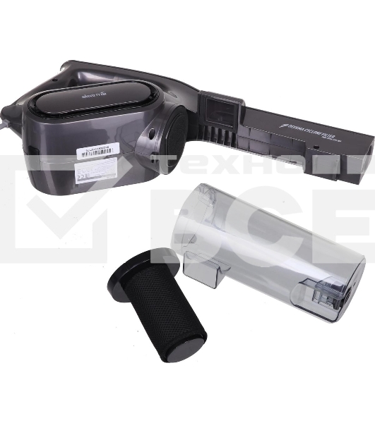 Пылесос вертикальный DEERMA Combo DX700S серый/черный, питание от сети, 210 Вт, уборка сухая, пылесборник 0.8 л