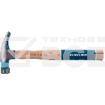 Молоток-гвоздодер Gross AMERICAN HICKORY 380 г, угол 75, магнит, обрезиненная рукоятка, фото 1