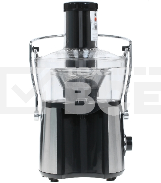 Соковыжималка Moulinex JU550D10 серебристый/черный, центробежная, 800 Вт, 2000 мл, механическое