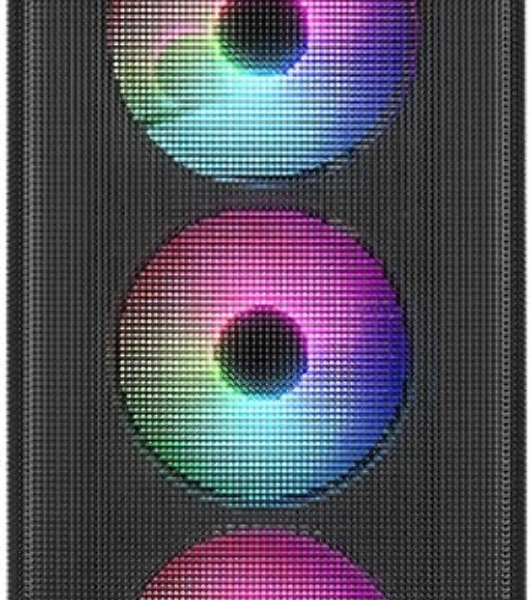 Корпус AeroCool Designer-G-BK-v2, Midi-Tower, чёрный, 4 x 120 мм