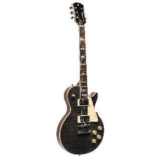 Электрогитара STAGG SEL-DLX TR BLK 6-ти струнная, цвет Translucent Black