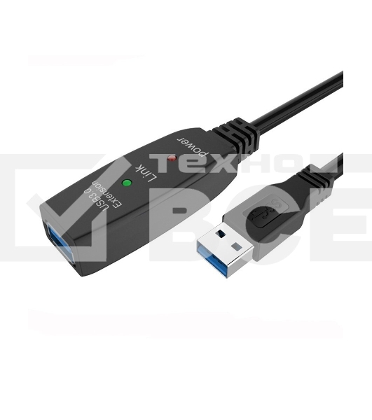 Кабель-адаптер USB3.0-repeater Aopen, удлинительный активный <Am-->Af> 5м QUST/qust<ACU827A-5M>