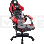 Кресло игровое Defender Sorrento Черный/Красный, класс 3, ткань, фото 1