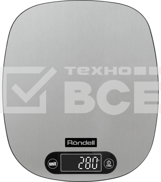 Весы кухонные Rondell Modern RDE-1552, нержавеющая сталь