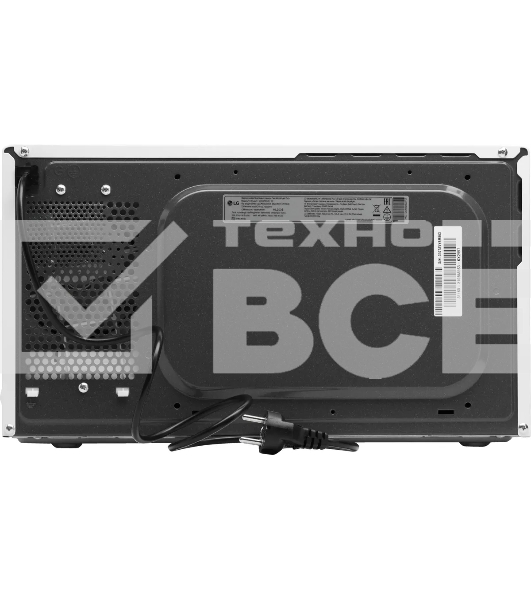 Микроволновая печь LG MW23R35GIH белый, 23 л, 1000 Вт, переключатели - сенсор