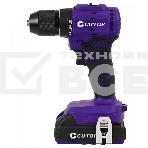 Дрель-шуруповерт Cutop E-Profi 01-885, Аккумуляторная, 20В, 2 АКБ, Кейс, фото2