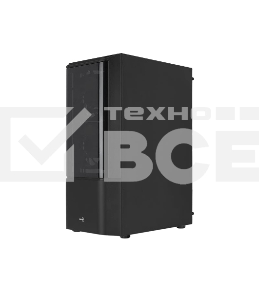 Корпус MidTower Aerocool / Formula Quantum-G-BK-v2 (черный) без Б/п, ATX 3FRGB Fan on front panel