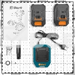 Гайковерт аккумуляторный Bort BSR-21U (2х4АЧ+ЗУ) [93418477] { 800 Нм, 0-2700 об/мин, акб Li-Ion, аккумуляторная система Makita 18V LXT 18 В, вес 1.4 кг }, фото2