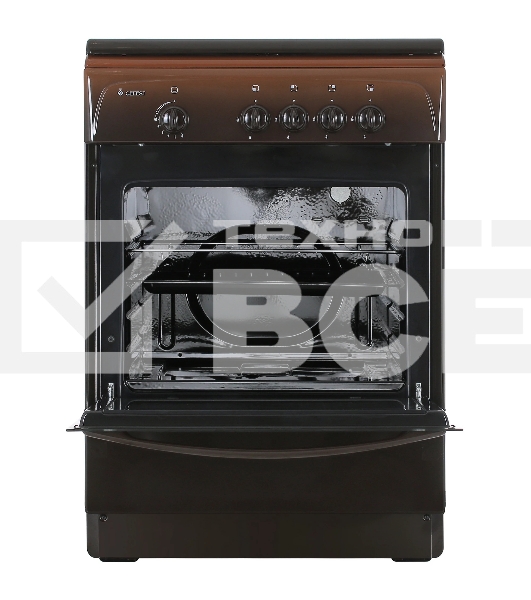 Плита газовая Gefest 1200-С7 К39 коричневый, конфорок 4 шт, духовка 63 л, 60 см x 85 см x 60 см