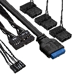 Компьютерный корпус Miditower ExeGate EVO-9202-EVO800 (ATX, БП EVO800RGb с вент. 12 см, с окном, 1*USB+1*USB 3.0, аудио, черный, 3 вент. 12см с RGb подсветкой), фото2