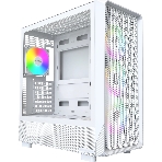 Компьютерный корпус Montech X5 белый без БП ATX 4x120mm 1xUSB 2.0 1xUSB 3.0 1xUSB3.1 audio bott PSU, фото 1