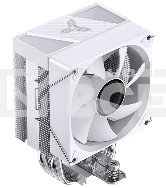 Кулер для процессора JONSBO CR-1400 V2 ARGb (180W, 4-pin PWM, 133мм, Al/Cu, 4x6мм, ARGb, 1x92мм, 38.2CFM, 33.8dBA, 2200RPM, S: 1700/1200/115X, AM4/AM5 белый)