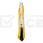 Технический нож Deli DL009B 9мм SK4, лезвие 13 секций, ударопрочный корпус. Кнопка автоматической блокировки., фото3