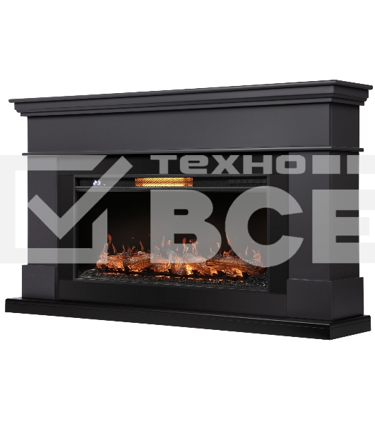 Каминокомплект: Очаг Royal Thermo Aurora RTFP/P-AR40LS, портал California 42/40/36, графит