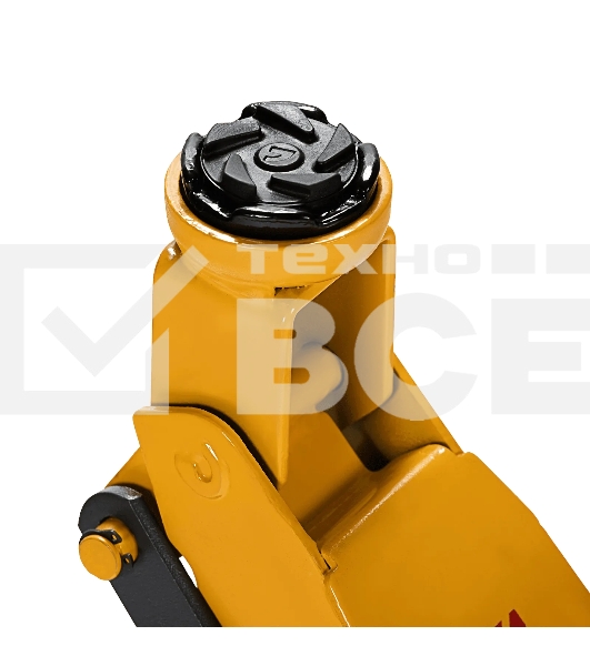 Домкрат гидравлический подкатной с фиксатором Denzel 2,8 т, 135-385 мм, в кейсе 51156