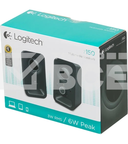 Колонки Logitech Z-150, черный 980-000814 Колонки 2.0