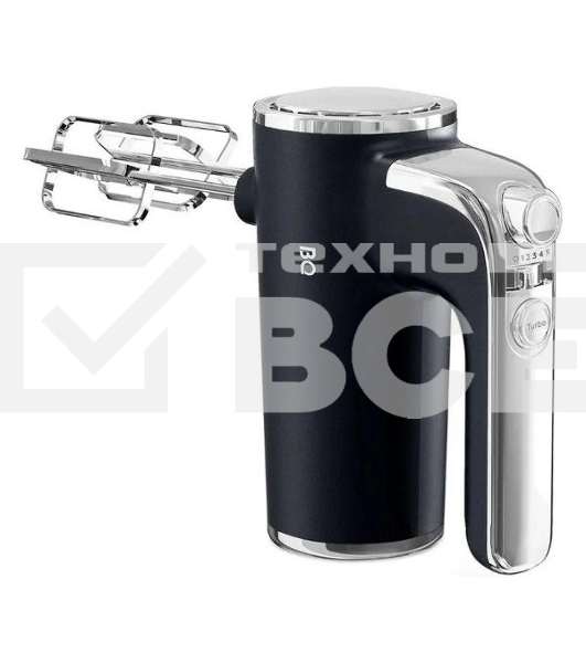 Миксер ручной BQ MX420 черный, мощность 500 Ватт, 5 скоростей, режим Турбо