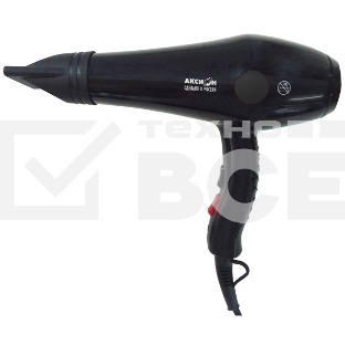 Фен Аксион ВС11 черный, 1800 Вт