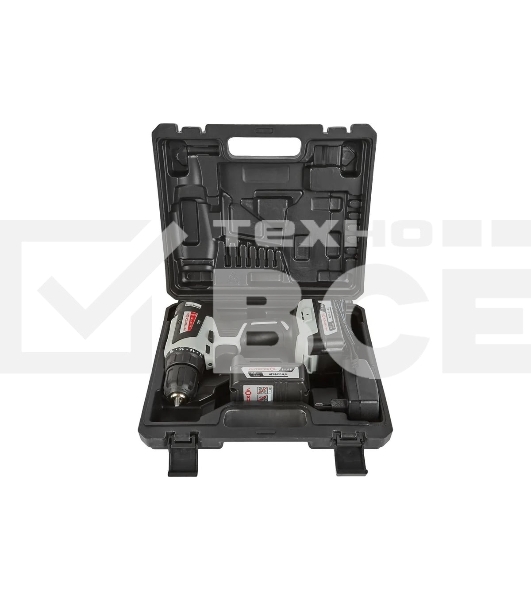 Дрель-шуруповерт аккумуляторная ИНТЕРСКОЛ ДА-10/14,4В, Аккумуляторная, 14,4В, 2 АКБ, Кейс