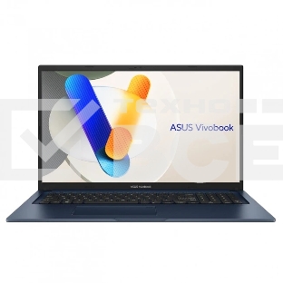Ноутбук Asus Vivobook 17 X1704VA-AU1017/17.3/IPS/Intel Core 5 120U/16Gb/512Gb/Intel Graphics/Без ОС/синий/2.1kg