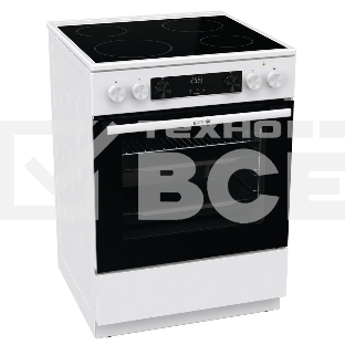 Электрическая плита Gorenje GEC6C40WD белый