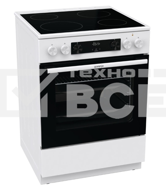 Электрическая плита Gorenje GEC6C40WD белый