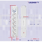 Сетевой фильтр Ippon BK-6-EU-1.8-10-W 1.8м (6 розеток) белый (коробка), фото9