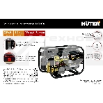 Электрогенератор бензиновый Huter DY3.0A, 2.8 кВт, 67 дБ, 39 кг, фото4