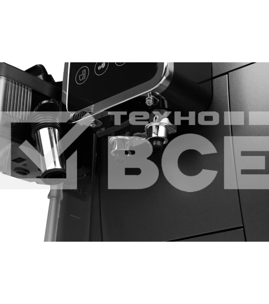 Кофемашина автоматическая DeLonghi Dinamica Plus ECAM380.95.TB черный/серый, исп. кофе - зерновой/молотый, 1.8 л, 1450 Вт, 15 Бар.