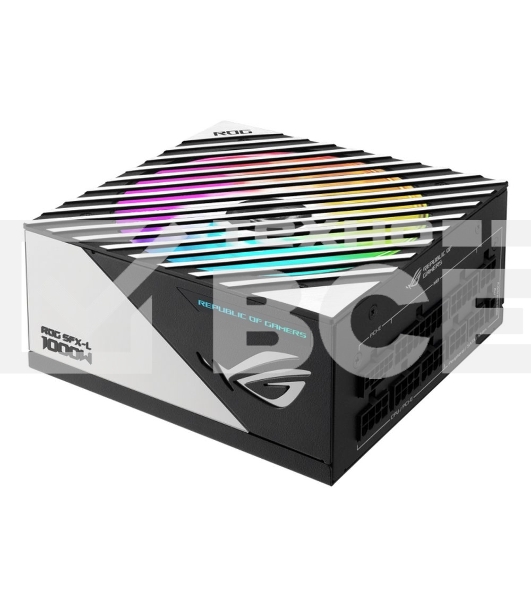 Блок питания ASUS ROG-LOKI-1000P-SFX-L GAMING (90YE00N1-B0NA00), 1000Вт, 80 PLUS Platinum, 135мм, модульный, серый и черный