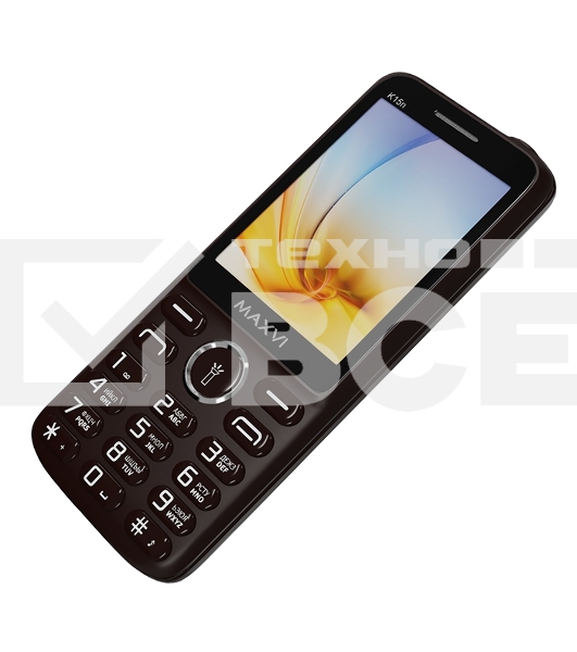 Мобильный телефон Maxvi K15n коричневый