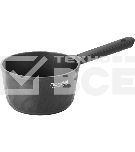 Ковш Rondell ArtDeco RDA-1253, 1.5л, без крышки, черный
