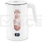 Чайник электрический Hyundai HYK-G5510 1.5л. 2200Вт белый/прозрачный корпус: стекло, фото10