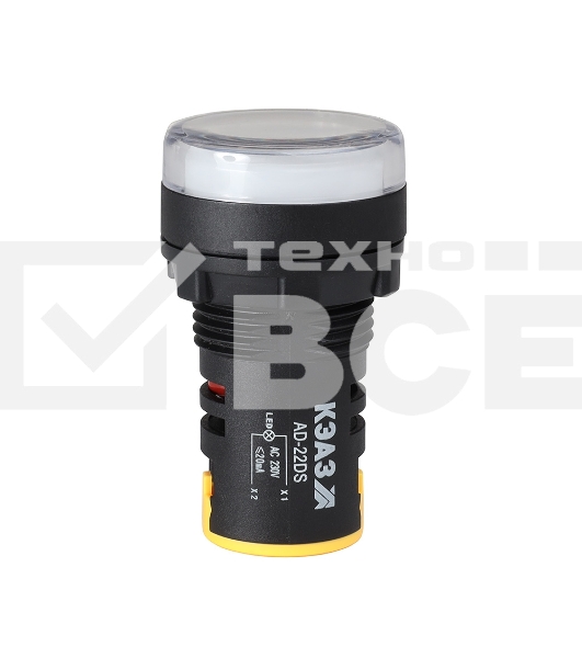 Лампа AD22DS(LED) матрица D22мм белый 24В AC/DC-КЭАЗ