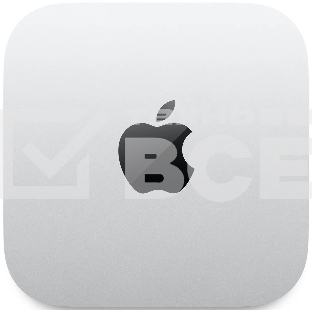 Компьютер Apple Mac mini A3238 M4 10 core (4.41) 16Gb SSD256Gb 10 core GPU macOS GbitEth WiFi BT серебристый (MU9D3J/A)