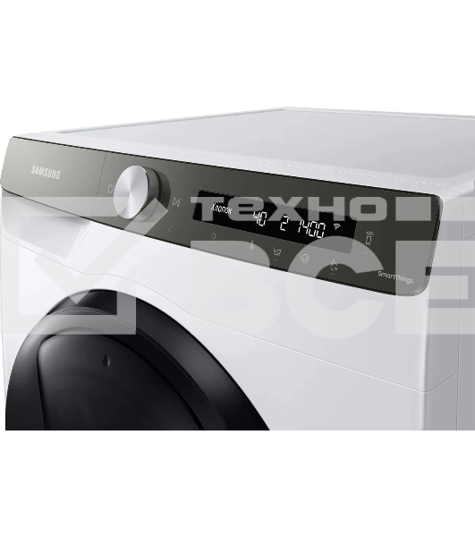 Стирально-сушильная машина Samsung WD80T554CBT/LD белый, загрузка фронтальная 8 кг, 1400 об/мин, класс: A