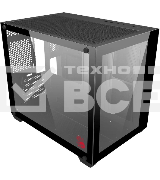Корпус Bloody BD-CC108 черный без БП mATX 9x120mm 2xUSB3.0 audio bott PSU