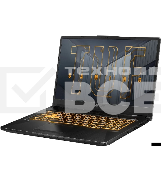 Ноутбук ASUS TUF Gaming A17 FA706NFR-HX041/ R7-7435HS/ 17.3 FHD Value IPS-level AG 16:9 144Hz/ GF RTX 2050 4GB/ 16GB/ 1TB/ DOS/ noODD/ Graphite Black