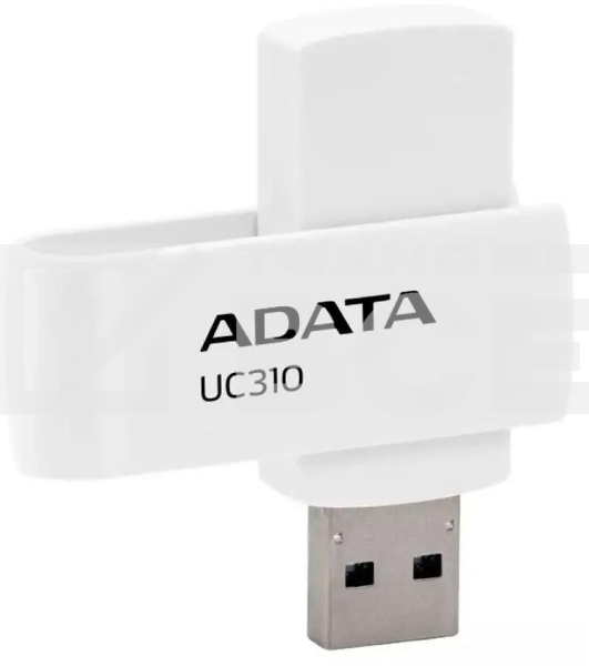 Флешка USB ADATA UC310 (UC310-64G-RWH), 64Gb, USB 3.2 Gen 1, R/W 100/30, белый