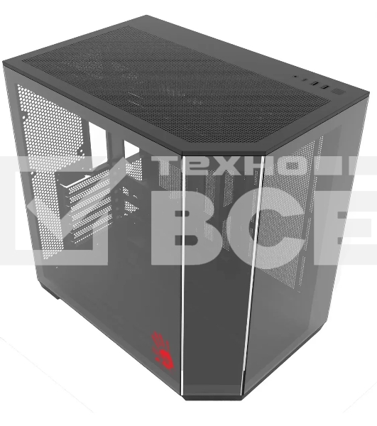 Компьютерный корпус Bloody BD-CC109 черный без БП ATX 10x120мм 2xUSB3.0 audio